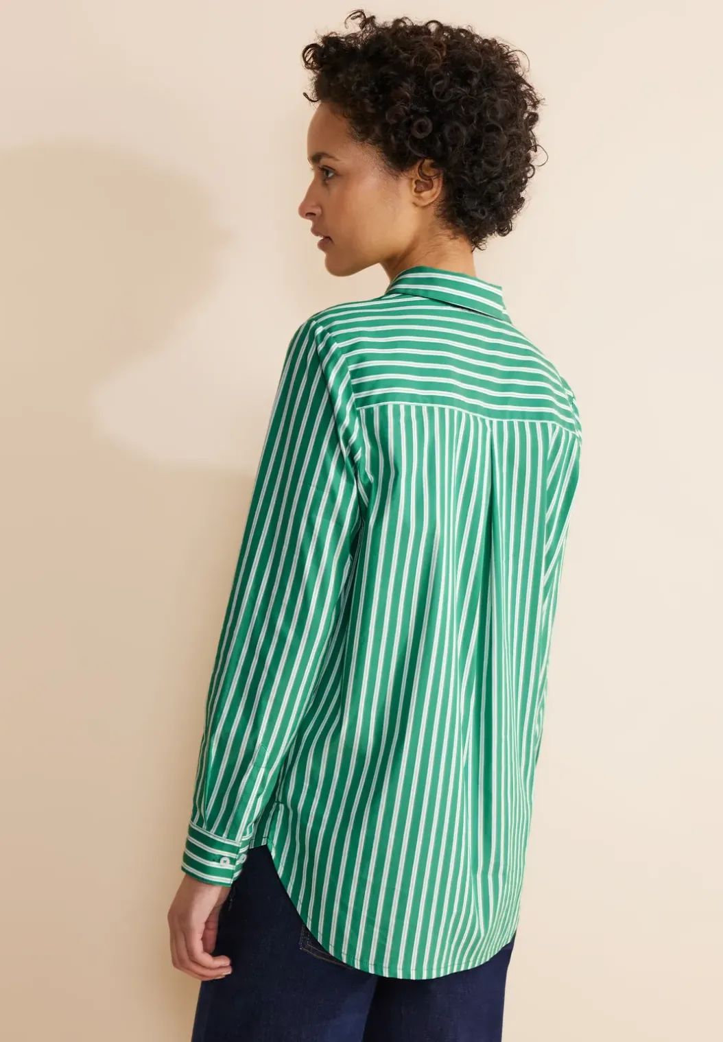 Shirtblouse met strepen