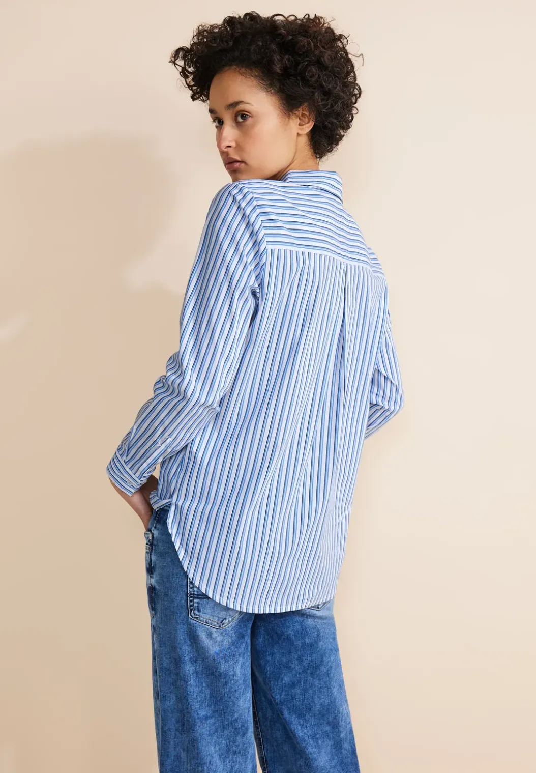 Shirtblouse met strepen