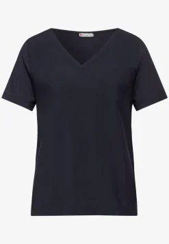 Shirt in cupro materiaalmix