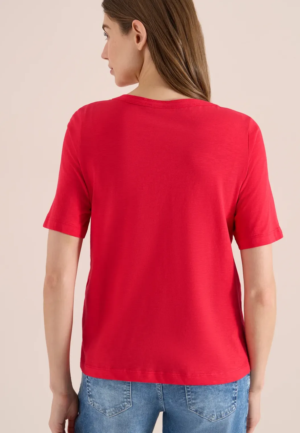 Shirt in effen kleur