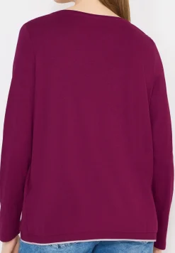 Shirt in effen kleur