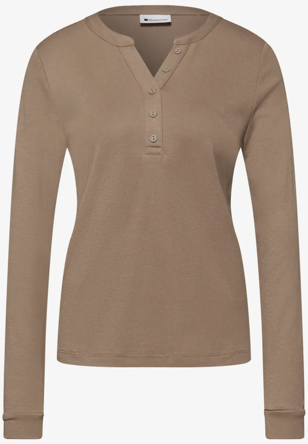 Shirt in effen kleur