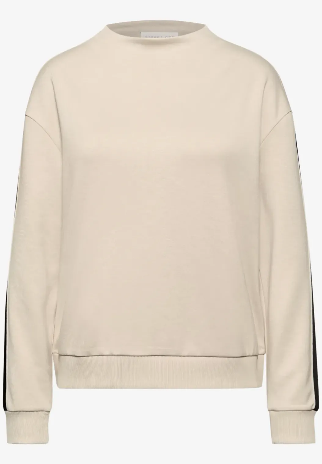 Shirt met accentstrepen