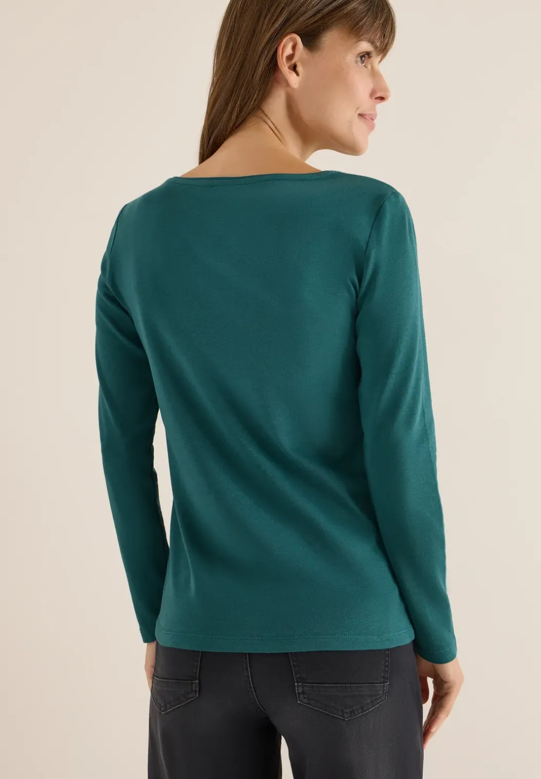 Shirt met boothals