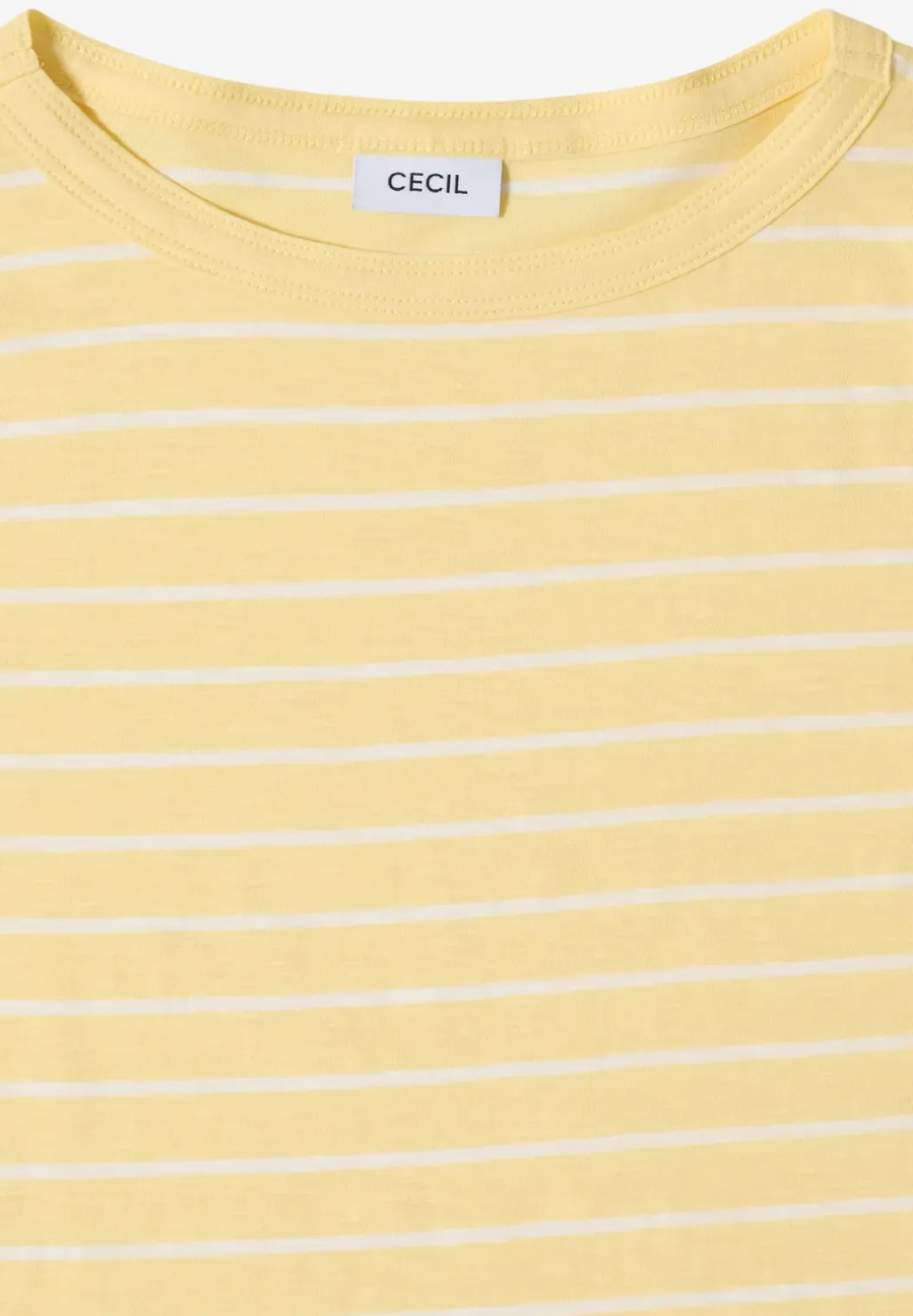 Shirt met boothals en strepen