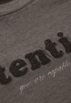 Shirt met bouclé-opdruk
