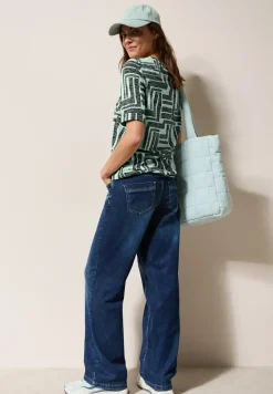 Shirt met burn-out look