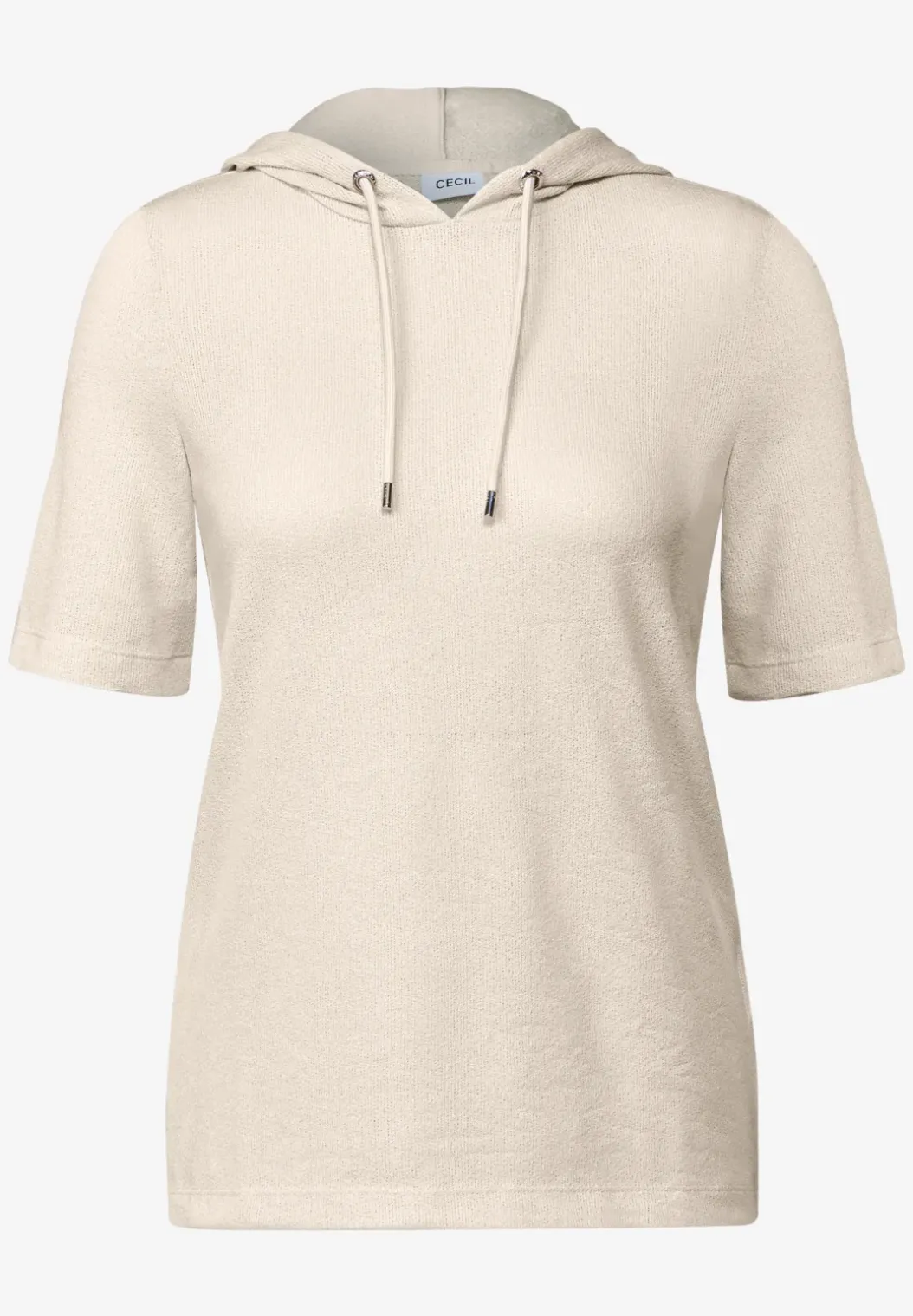Shirt met crêpe capuchon