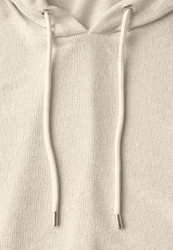 Shirt met crêpe capuchon