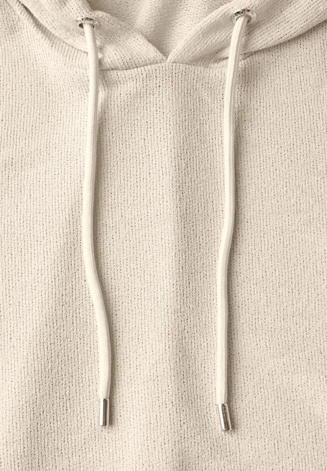 Shirt met crêpe capuchon
