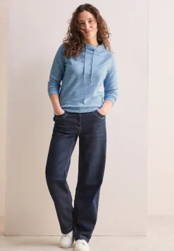 Shirt met diagonale structuur