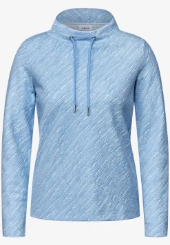 Shirt met diagonale structuur