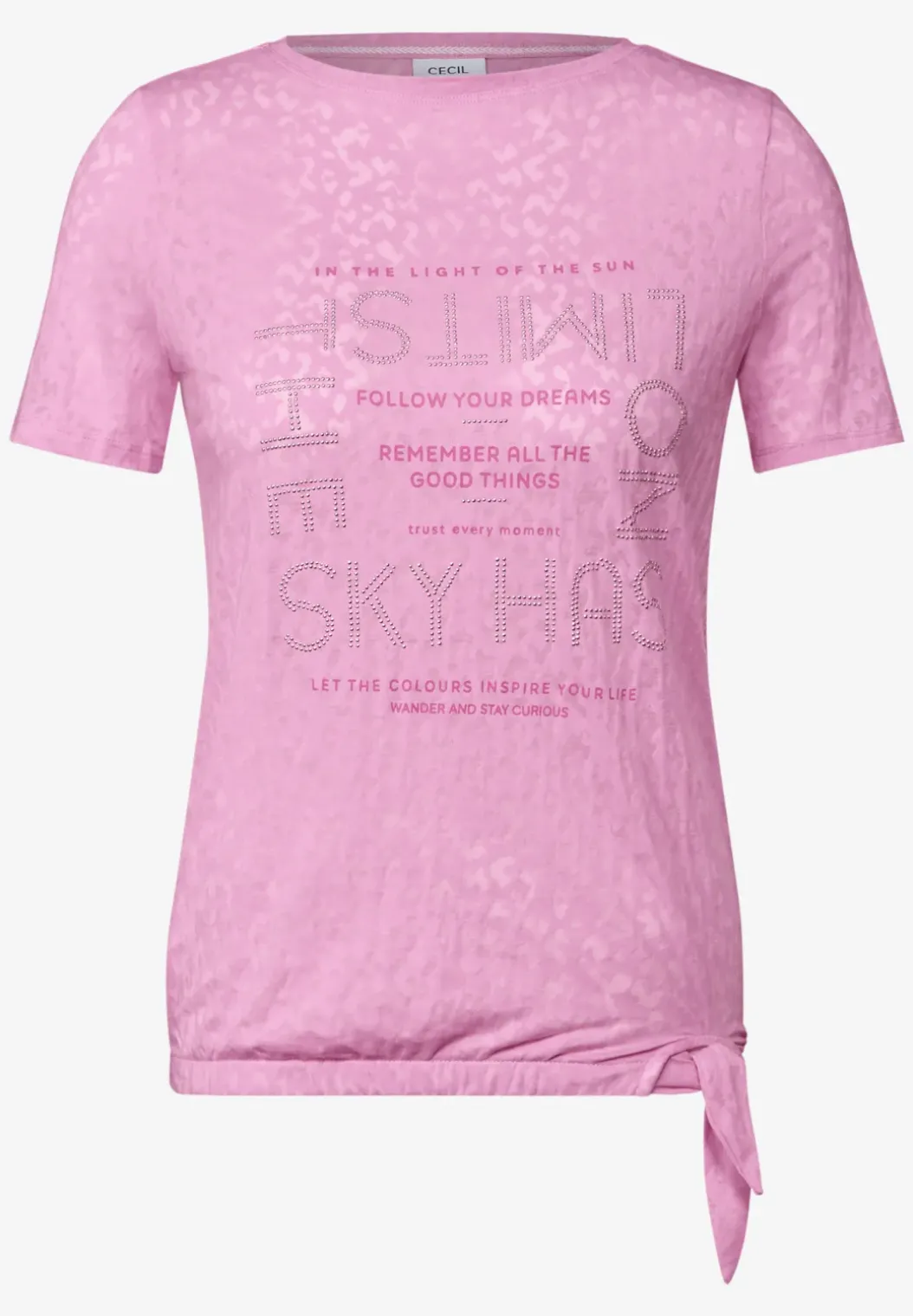 Shirt met edelstenen