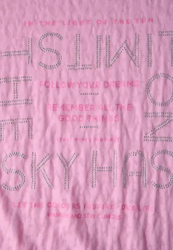 Shirt met edelstenen