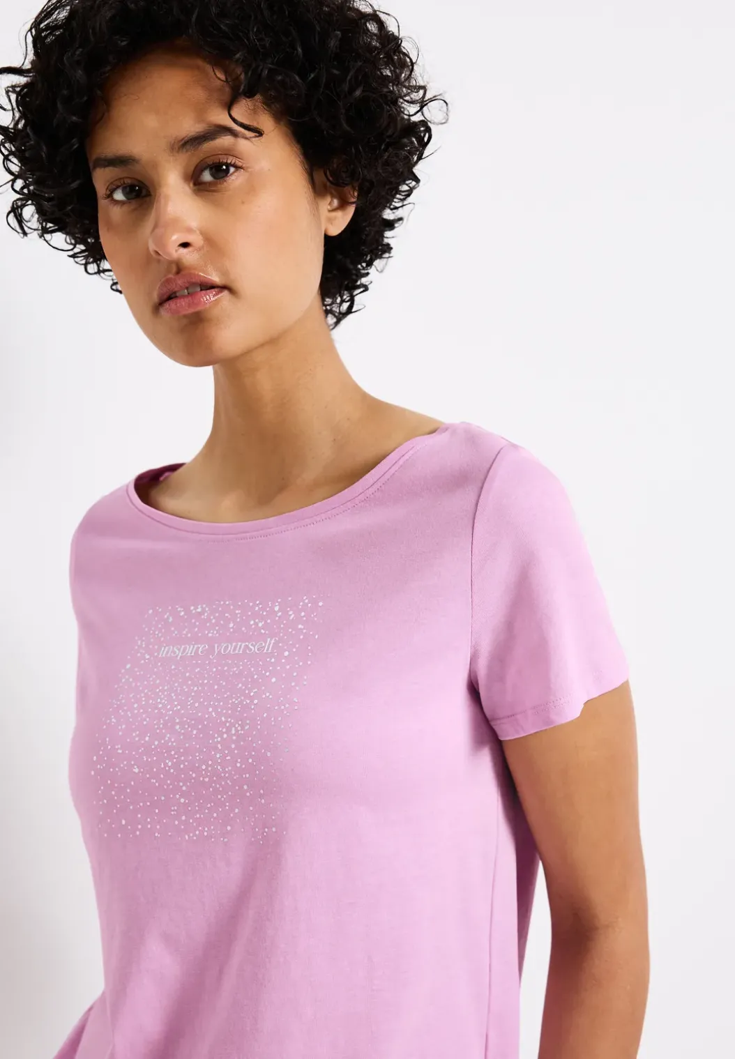 Shirt met foliedruk