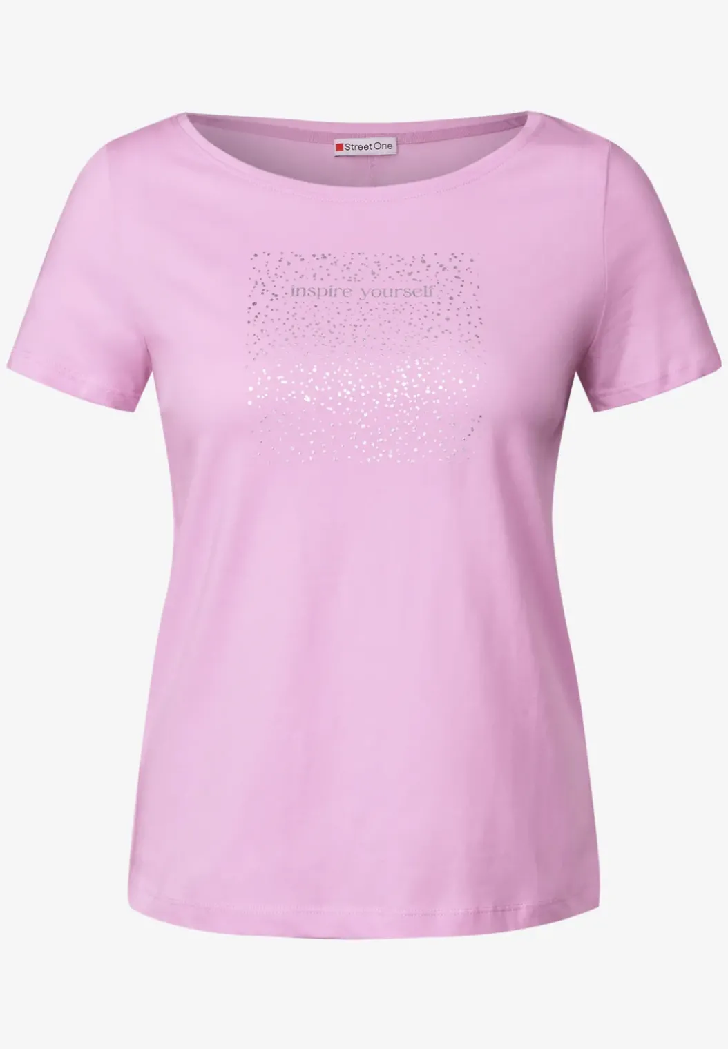 Shirt met foliedruk