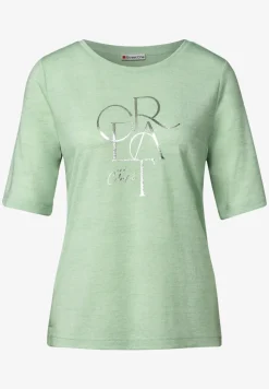 Shirt met folietekst