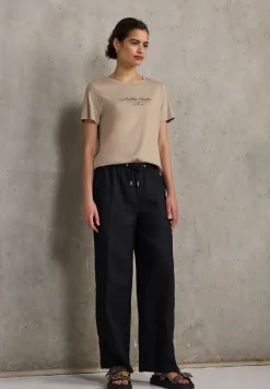 Shirt met folietekst