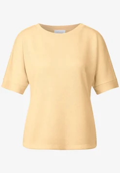 Shirt met gebreide look