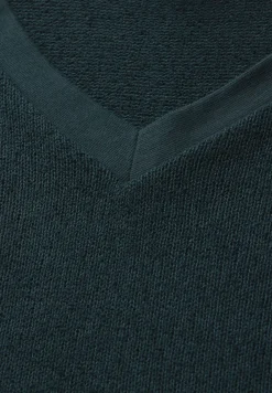 Shirt met gebreide look