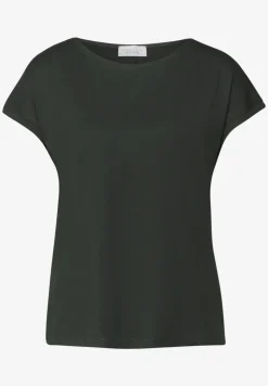 Shirt met gekleurde kraag