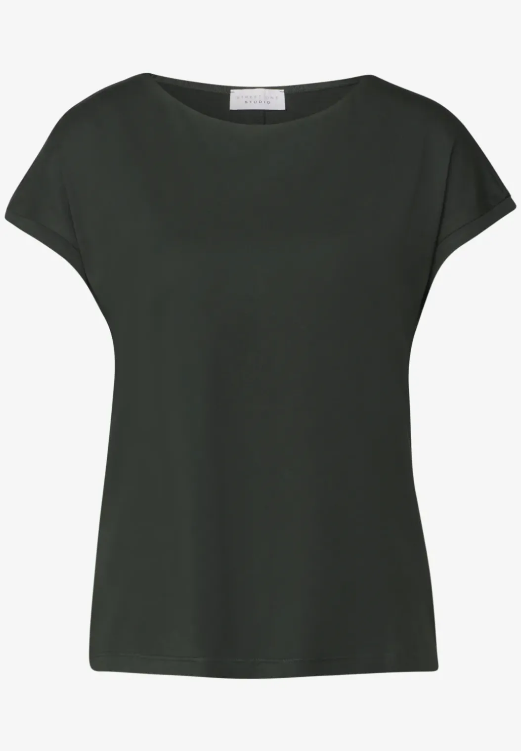 Shirt met gekleurde kraag
