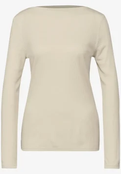 Shirt met geribbelde structuur
