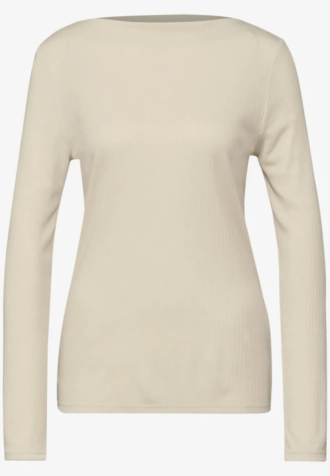 Shirt met geribbelde structuur