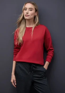Shirt met geribd detail