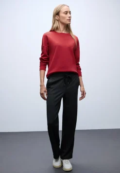 Shirt met geribd detail
