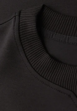 Shirt met geribd detail