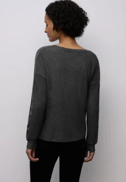 Shirt met glitterdetails