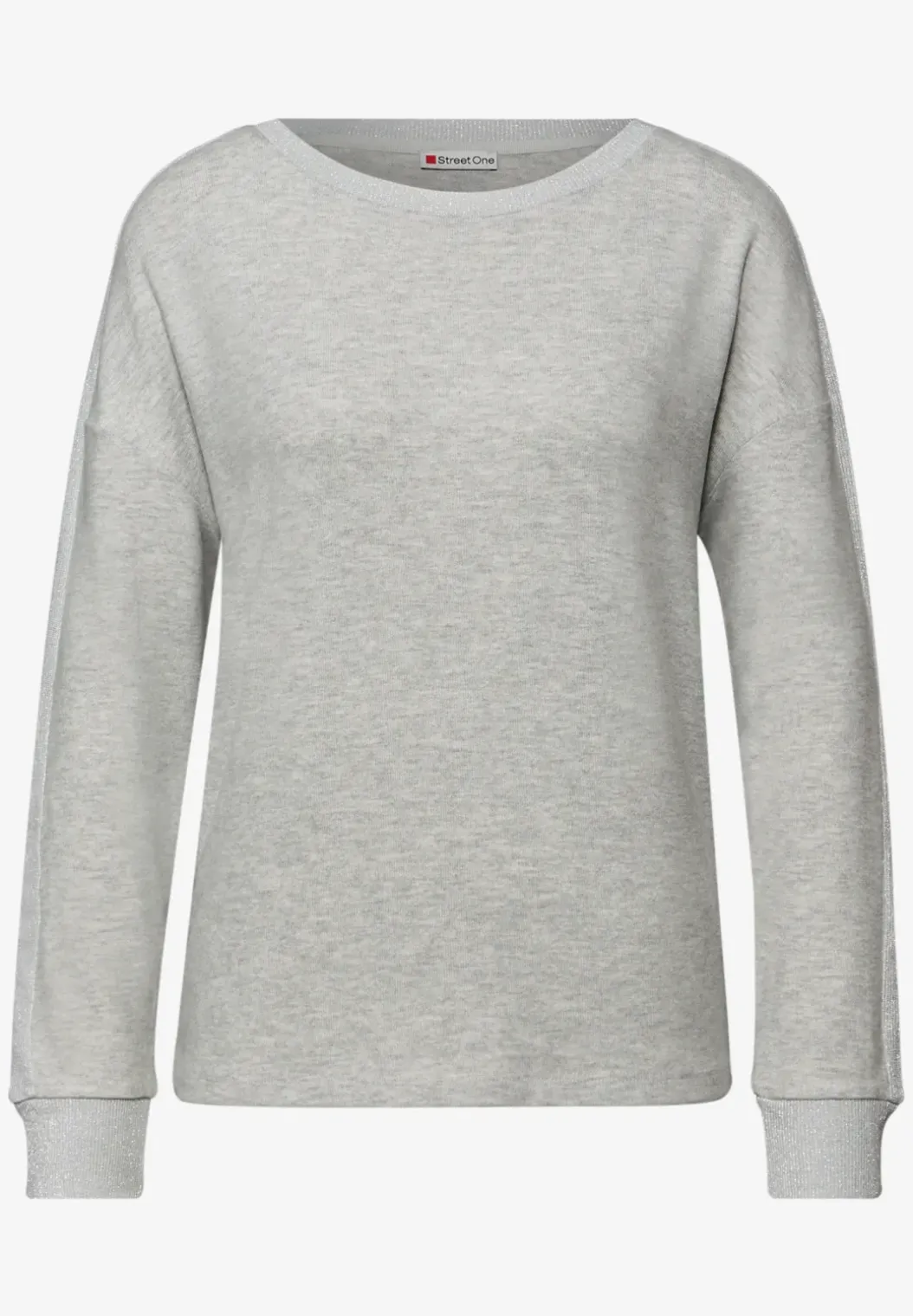 Shirt met glitterdetails