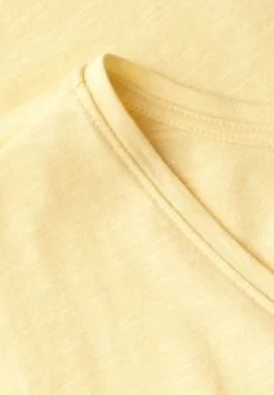 Shirt met jersey V-hals