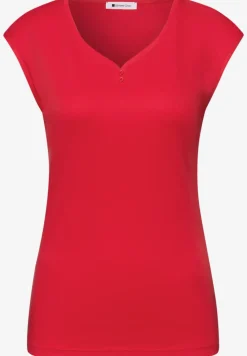Shirt met knoopdetail