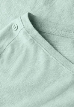 Shirt met knoopdetail