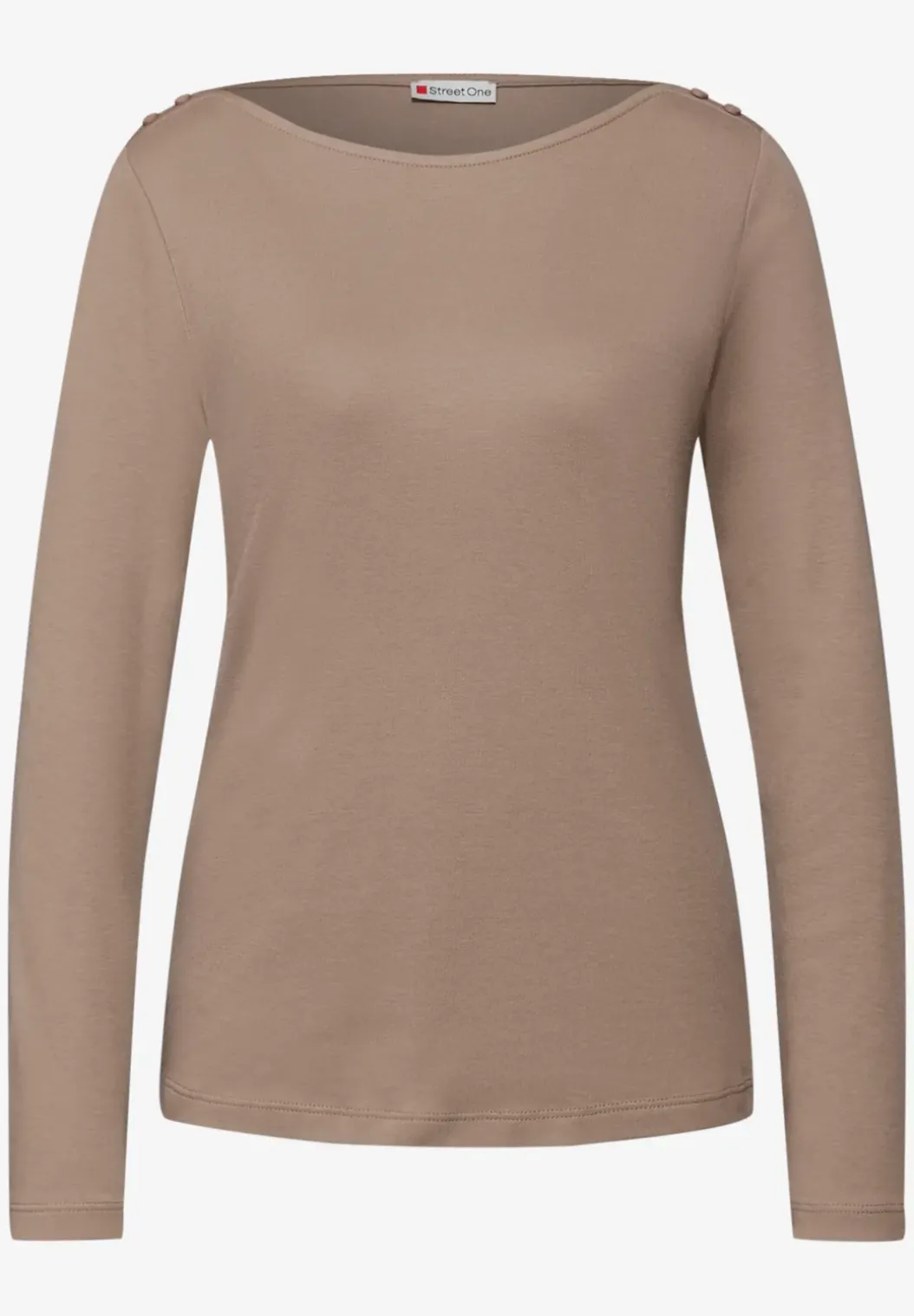 Shirt met knoopdetails