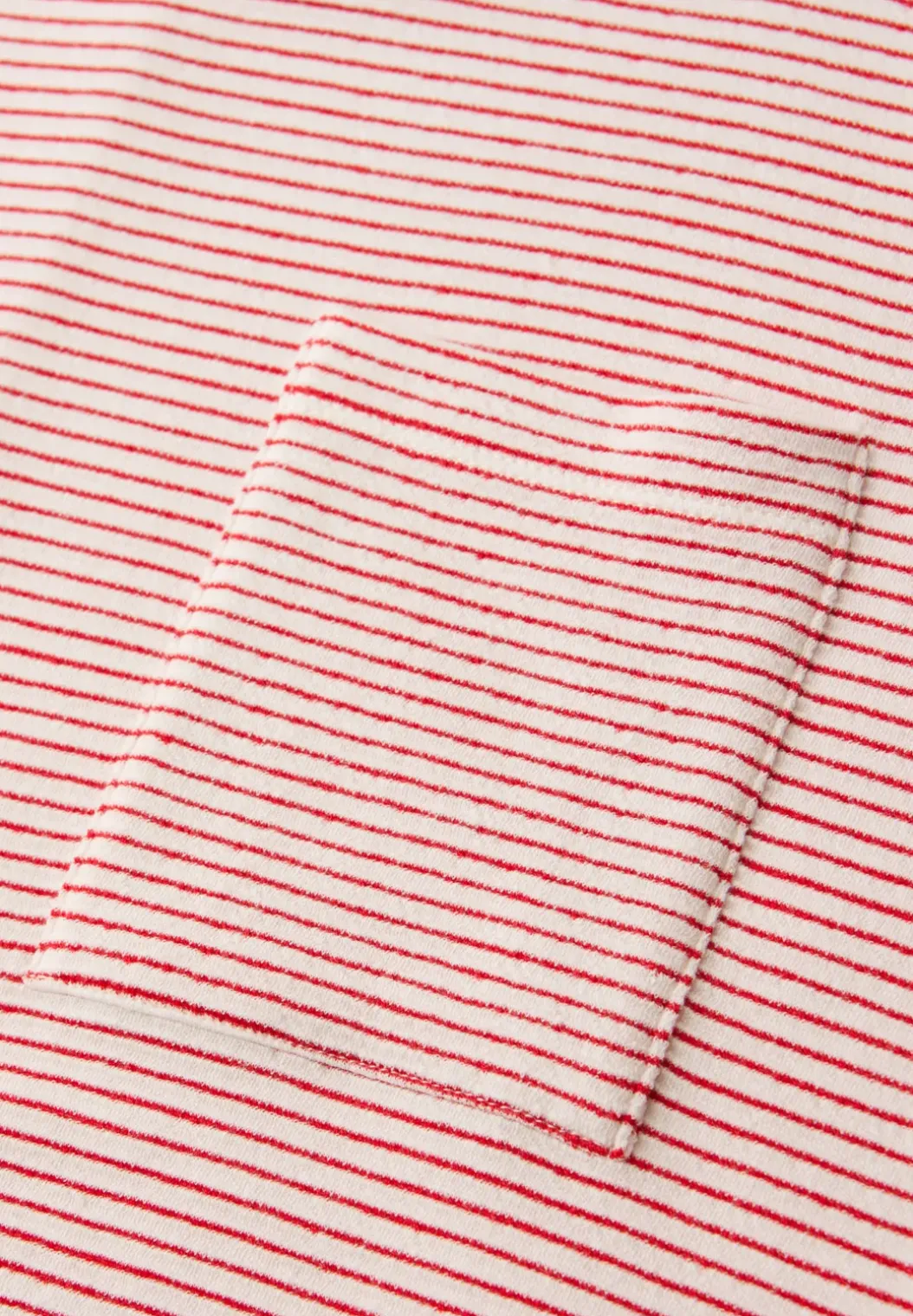 Shirt met korte mouwen en gestructureerde strepen