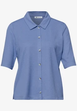 Shirt met korte mouwen en knoopsluiting
