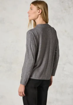Shirt met lange mouwen en glitter