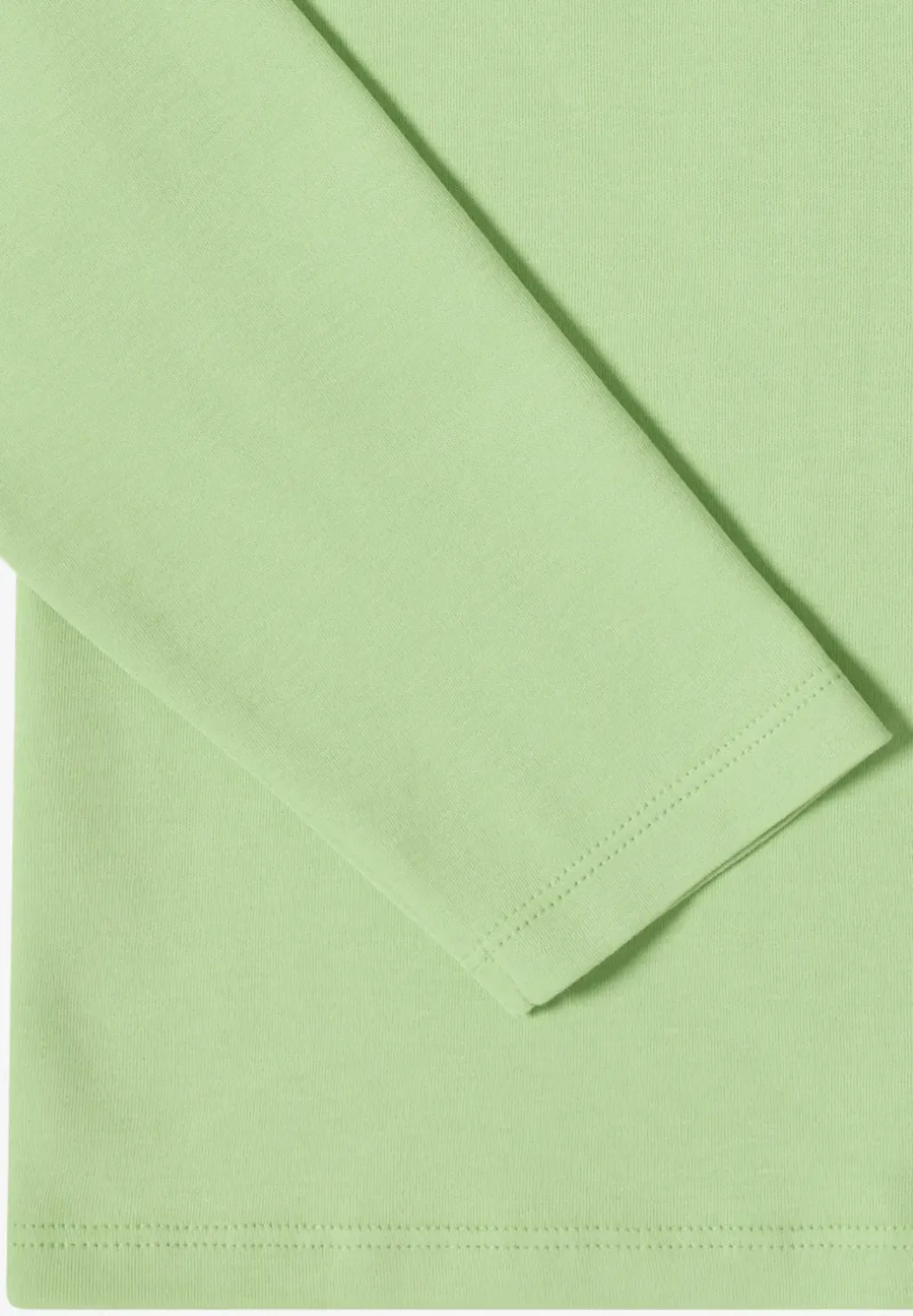 Shirt met lange mouwen en V-hals