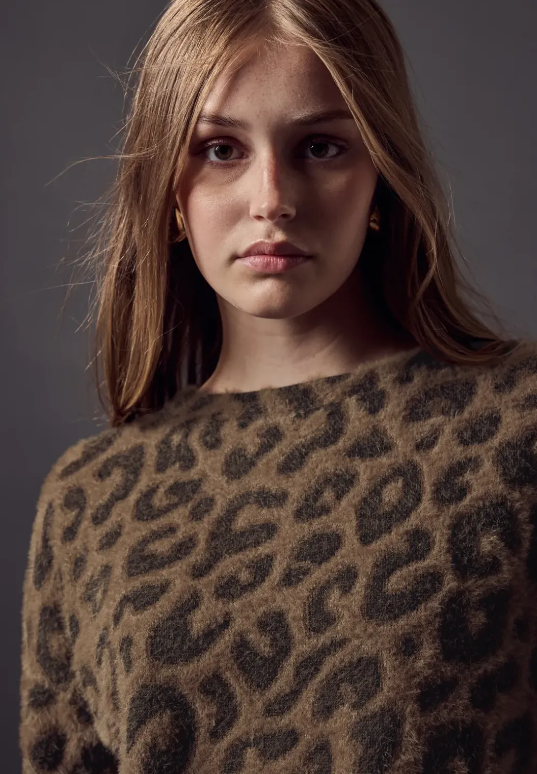 Shirt met leoprint