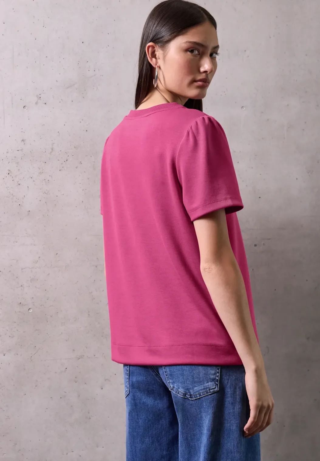 Shirt met mouwen met ruches