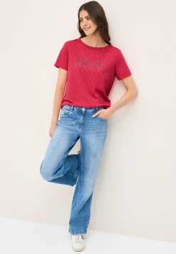 Shirt met opschrift Burnout