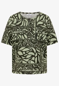 Shirt met patchworkprint
