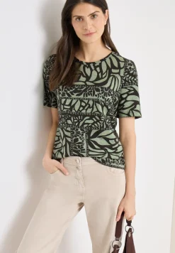 Shirt met patchworkprint