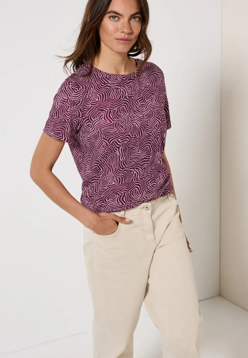 Shirt met patroon