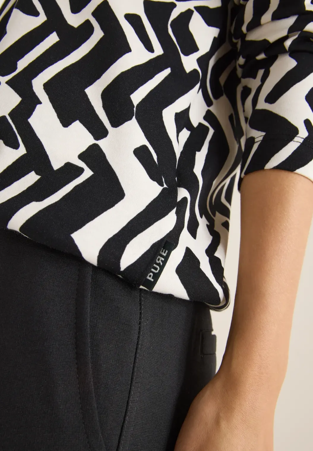 Shirt met patroon