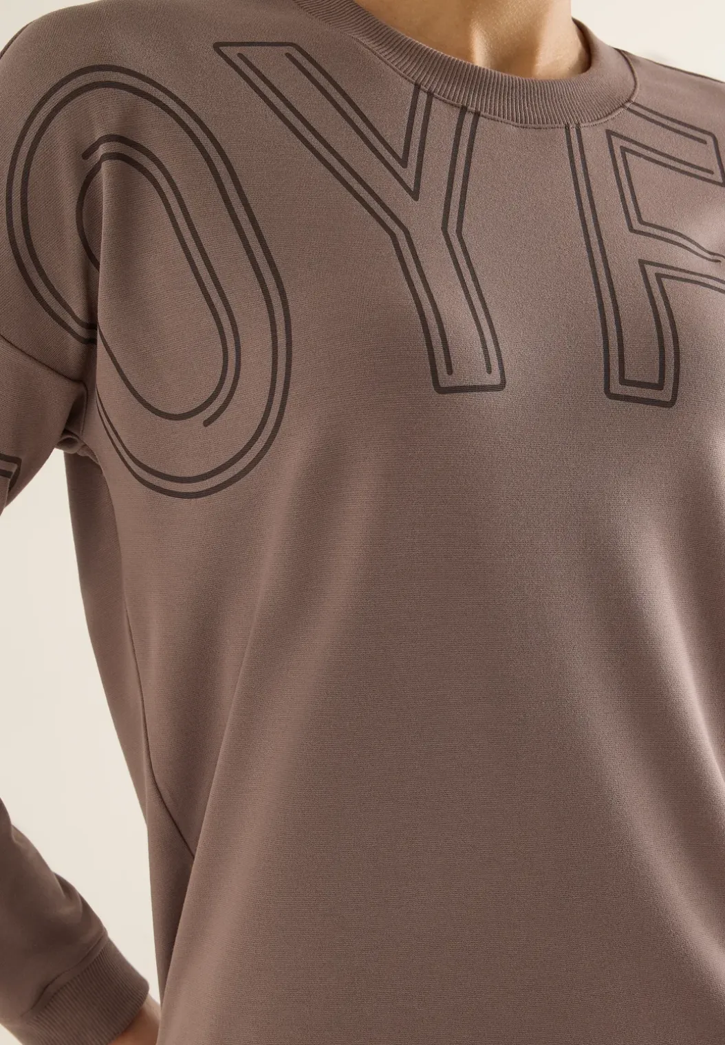 Shirt met print aan de voorkant