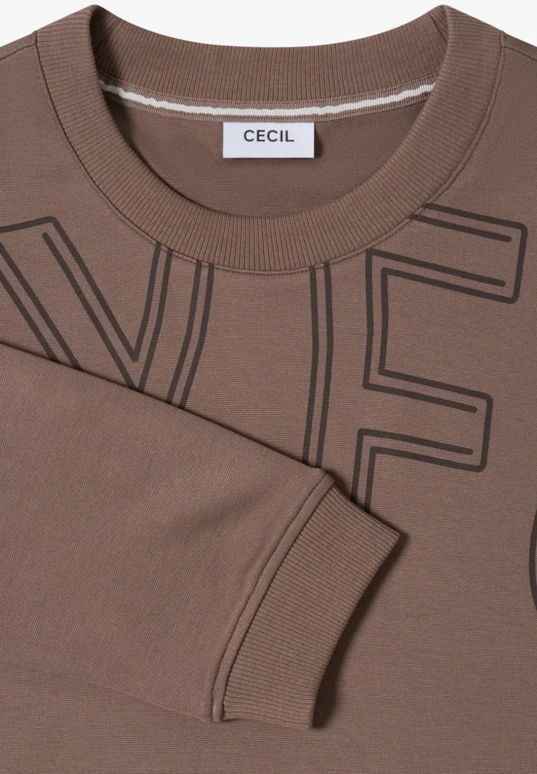 Shirt met print aan de voorkant